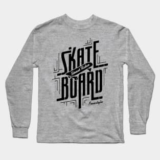 Skate Board freestyle Long Sleeve T-Shirt